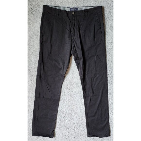 Across the Pond Signature Line Grayish Black Stretch Pants Size 34 x 32 - Picture 1 of 16